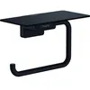 Image de HANSGROHE Porte-papier WC avec tablette noir mat AddStoris