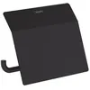 Image de HANSGROHE Porte-papier WC avec couvercle noir mat AddStoris