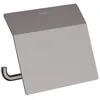 Image de Porte-papier WC avec couvercle HANSGROHE AddStoris noir chromé brossé