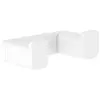 Image de hansgrohe, Porte-serviettes + crochets pour serviettes, HG Crochet double AddStoris blanc mat