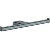 Image de HANSGROHE Porte-papier double 300 mm noir chromé brossé AddStoris