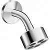 Image de hansgrohe, Pommeau de douche, Douche de tête 75 1jet EcoSmart AXOR ONE avec bras de douche chromé (1 Type de jet, 8.70 l/min)