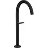 Image de hansgrohe, Robinetterie de salle de bains, Mitigeur de lavabo Select 260 AXOR ONE avec vidage PO 1 1/4 pouce noir mat