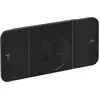 Image de hansgrohe, Robinetterie de salle de bains, Set de finition AXOR ONE pour thermostat encastré 2 sorties noir mat