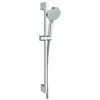 Image de Set de douche 2jet EcoSmart 9 l/min avec barre Unica 65 cm chromé Hansgrohe Vernis Blend