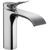 Image de Mitigeur lavabo HANSGROHE 110 sans tirette ni vidage chrome + nettoyant Briochin