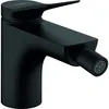 Image de HANSGROHE Mitigeur de bidet avec tirette et vidage noir mat
