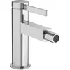 Image de hansgrohe, Robinet de bidet, Finoris Mitigeur monocommande pour bidet avec vidage Push-Open (chromé)