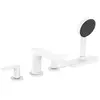 Image de hansgrohe, Robinetterie de salle de bains, Set de finition VIVENIS, pour robinetterie de bord de baignoire 4 trous, avec sBox blanc mat