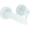 Image de Mitigeur lavabo mural HANSGROHE Finoris 165 mm + bonde à écoulement libre Blanc mat