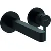 Image de Mitigeur lavabo mural HANSGROHE Finoris 165 mm + bonde à écoulement libre Noir mat