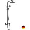 Image de Colonne de douche thermostatique HANSGROHE Vernis Blend 200 EcoSmart noir mat