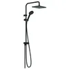 Image de Colonne de douche ou bain douche sans mitigeur HANSGROHE Vernis Shape 230 EcoSmart noir mat