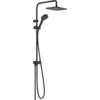 Image de Colonne de douche ou bain douche sans mitigeur HANSGROHE Vernis Shape 230 noir mat