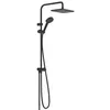 Image de Colonne de douche ou bain douche sans mitigeur HANSGROHE Vernis Shape 230 noir mat