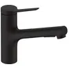 Image de De cuisine avec douchette zesis m33 150 2 jets noir mat