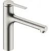 Image de hansgrohe, Robinetterie de cuisine, HG Mitigeur monocommandé pour évier Zesis M33 160 Douchette extractible 2 jets finition inox