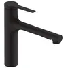 Image de Robinet de cuisine avec douchette HANSGROHE Zesis M33 160 2 jets noir mat