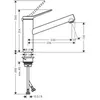 Image de Robinet de cuisine HANSGROHE Zesis M33 150 chromé