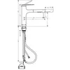 Image de Robinet de cuisine avec douchette HANSGROHE Zesis M33 160 sBox 2 jets noir mat
