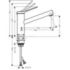 Image de Robinet de cuisine HANSGROHE Zesis M33 150 CoolStart chromé