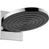 Image de hansgrohe, Pommeau de douche, HG Douche de tête PULSIFY 260 2jet avec raccordement mural EcoSmart version chrome (2 Types de jets, 7.40 l/min)