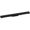 Image de hansgrohe, Rigole de douche, Caniveau de douche RainDrain Match, avec cadre réglable en hauteur 800 mm, noir mat (800 mm)