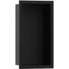 Image de hansgrohe, Rangement pour douche, HG Niche murale XtraStoris Original avec cadre 300x150x100mm noir mat (15 x 10 x 30 cm)