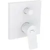 Image de hansgrohe, Robinetterie de salle de bains, VIVENIS Set de finition robinetterie de bain, encastré, blanc mat