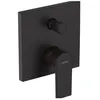 Image de Façade mitigeur mécanique encastré HANSGROHE Vernis Shape Noir mat