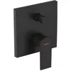 Image de hansgrohe, Robinetterie de salle de bains, VERNIS Shape Set de finition, encastré, robinetterie de bain, noir mat