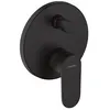 Image de Façade mitigeur mécanique encastré HANSGROHE Vernis Blend Noir mat