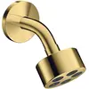 Image de hansgrohe, Pommeau de douche, Douche de tête 75 1jet EcoSmart AXOR ONE avec bras de douche polished gold optic (1 Type de jet, 8.70 l/min)