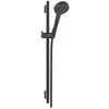 Image de Pommeau de douche HANSGROHE Vernis Blend EcoSmart 2 jets avec barre noir mat