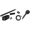 Image de HANSGROHE Ensemble d'accessoires de douche sans thermostatique noir mat WallStoris