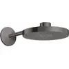 Image de hansgrohe, Pommeau de douche, Douche de tête 280 2jet AXOR ONE avec bras de douche brushed black chrome (2 Types de jets, 18.10 l/min)