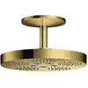 Image de hansgrohe, Pommeau de douche, Douche de tête 280 2jet AXOR ONE avec raccordement au plafond polished gold optic (2 Types de jets, 18.10 l/min)