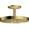 Image de hansgrohe, Pommeau de douche, Douche de tête 280 1jet AXOR ONE avec raccordement au plafond polished gold optic (1 Type de jet, 12.20 l/min)