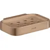 Image de hansgrohe, Dérouleur de papier toilette, Porte-savon Axor Universal Circular brushed red gold