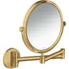 Image de hansgrohe, Miroir cosmétique, Miroir de rasage Axor Universal Circular brushed gold optic
