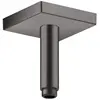 Image de hansgrohe, Système de douche, HG Raccord de plafond AXOR 100mm, DN 15, carré brushed black chrome