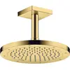 Image de hansgrohe, Système de douche, HG Raccord de plafond AXOR 100mm, DN 15, carré poli or optique