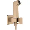 Image de hansgrohe, Robinet de bidet, Unterputz-Bidetarmatur mit Brausegarnitur, gebürstete Bronze