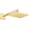 Image de hansgrohe, Pommeau de douche, AXOR ShowerSolutions pomme de douche 245/185, 1 type de jet, économie deau, 35374 (1 Type de jet, 7.40 l/min)