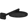 Image de hansgrohe, Pommeau de douche, HG douche de tête AXOR 245, 1 jet, EcoSmart noir mat (1 Type de jet, 5.20 l/min)