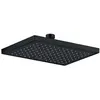 Image de hansgrohe, Pommeau de douche, HG douche de tête AXOR 245 / 185, 1 jet, EcoSmart noir mat (1 Type de jet, 5.20 l/min)