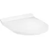 Image de hansgrohe, Abattant WC, EluPura S Siège de WC slim, SoftClose, QuickRelease, fixation en haut, 440x366mm, blanc