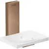 Image de hansgrohe, Distributeur de savon + porte-savon, AXOR Universal Rectangular porte-savon, métal, tablette verre, 42605