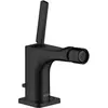 Image de Axor, Robinet de bidet, Mitigeur monocommande pour bidet CITTERIO E avec manette et ZAG noir mat
