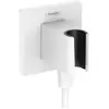 Image de hansgrohe, Système de douche, HG Raccord mural FixFit E avec support de douche blanc mat